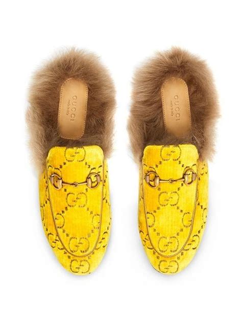 slipper gucci pelo velluto|Gucci Mules for Women .